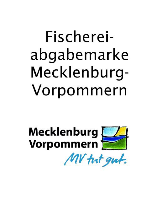 Fischereiabgabemarke MV